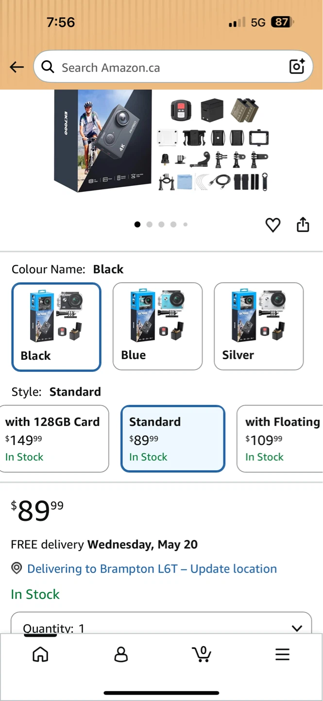 AKASO EK7000 4K Action Camera