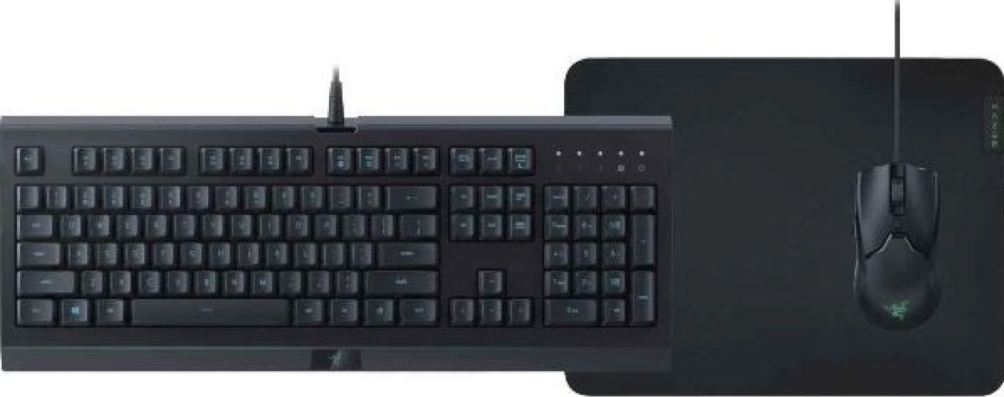 Razer Level Up Bundle with Keyboard, Mouse, and Mousepad