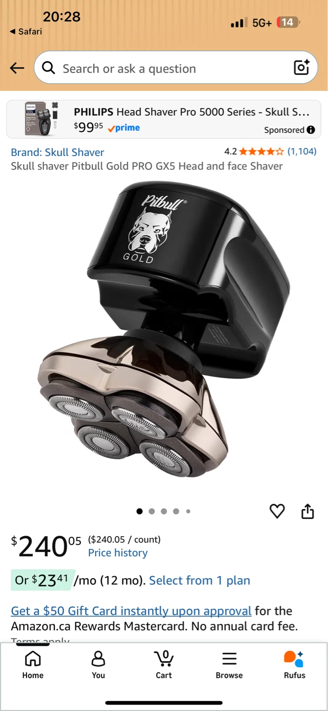 Pitbull Skull Shaver Gold Pro Electric Shaver - photo 3