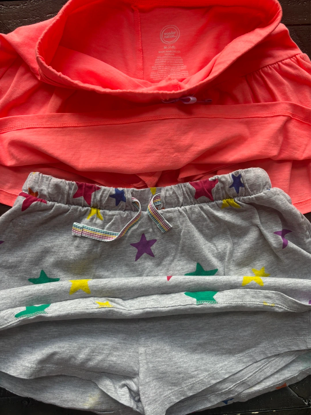 Girls' lot of skorts, skirt, & shorts - size 7/8 - photo 5