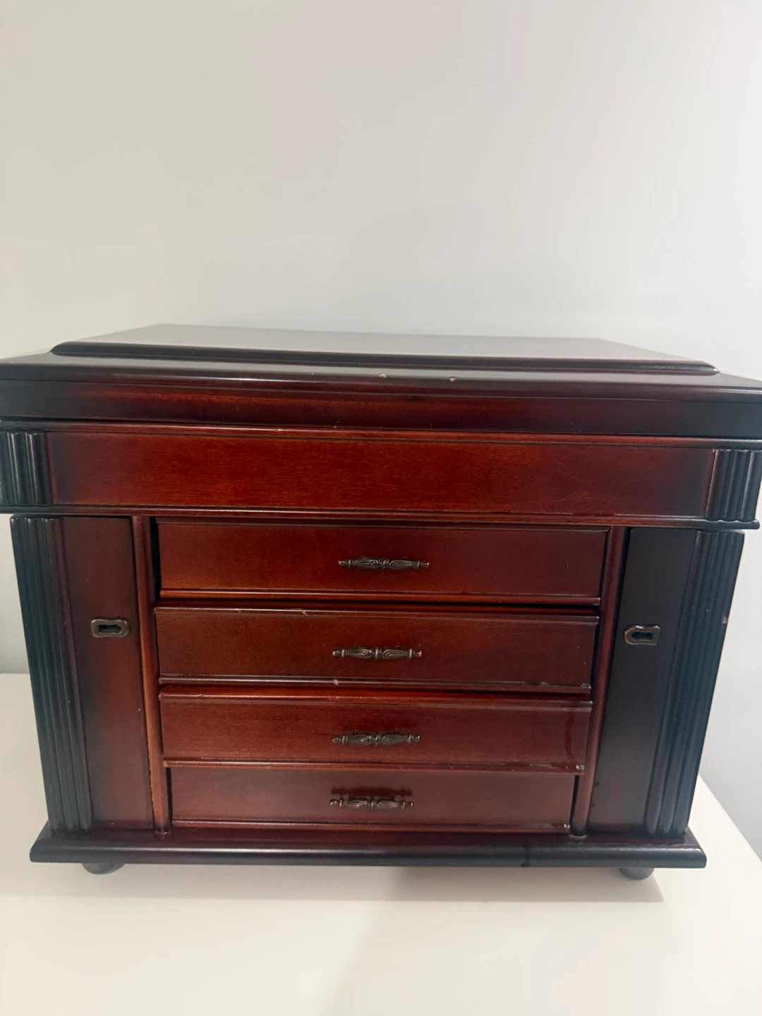 Wooden Jewellery Box with Drawers - photo 2