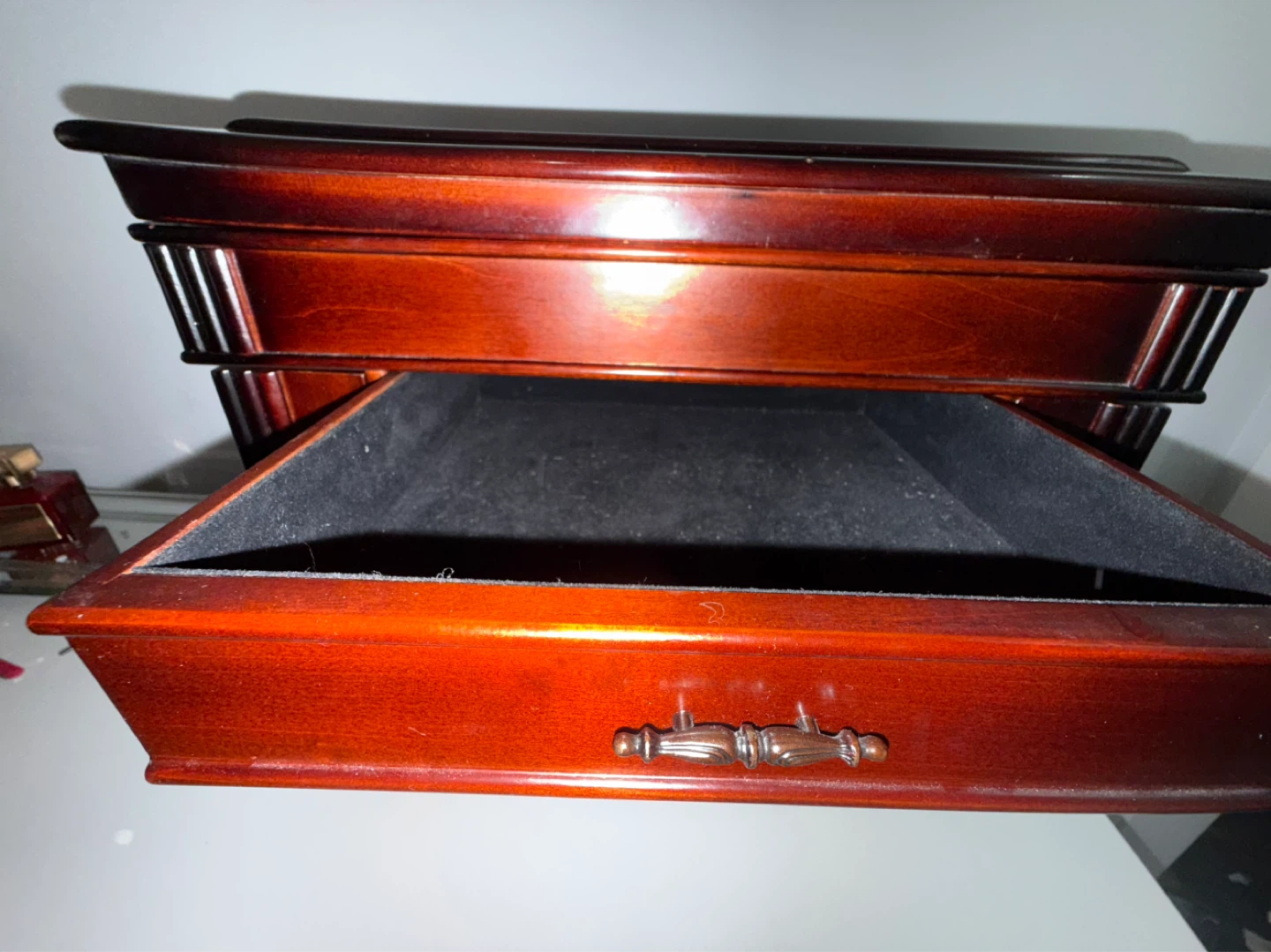 Wooden Jewellery Box with Drawers - photo 4