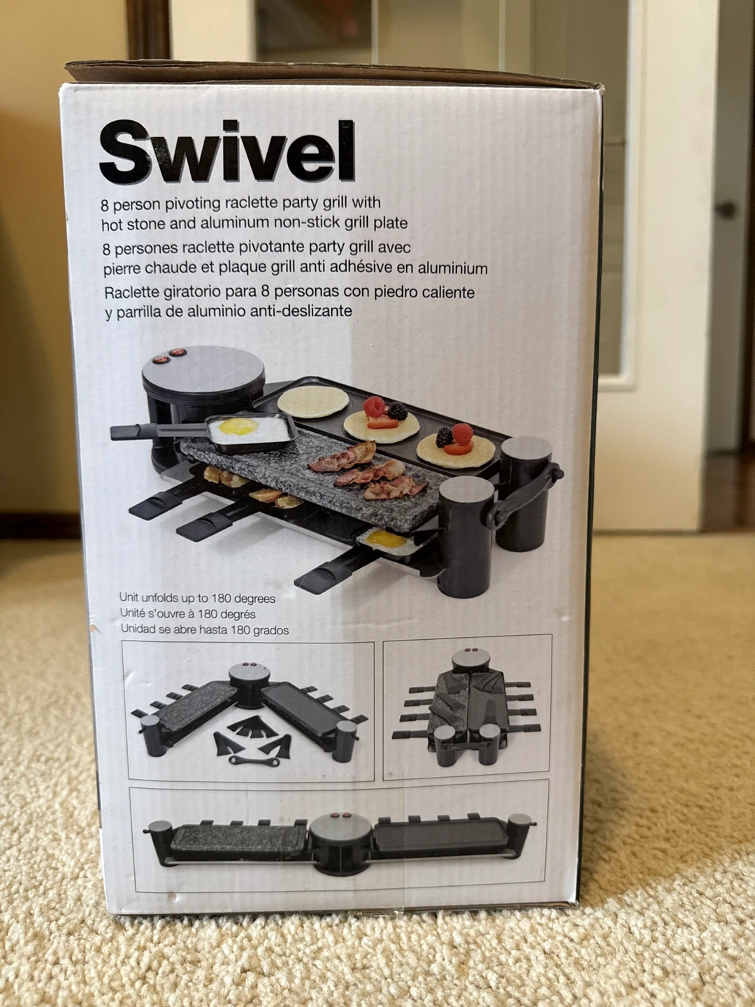 Swissmar Swivel 8 Person Raclette Party Grill - photo 3