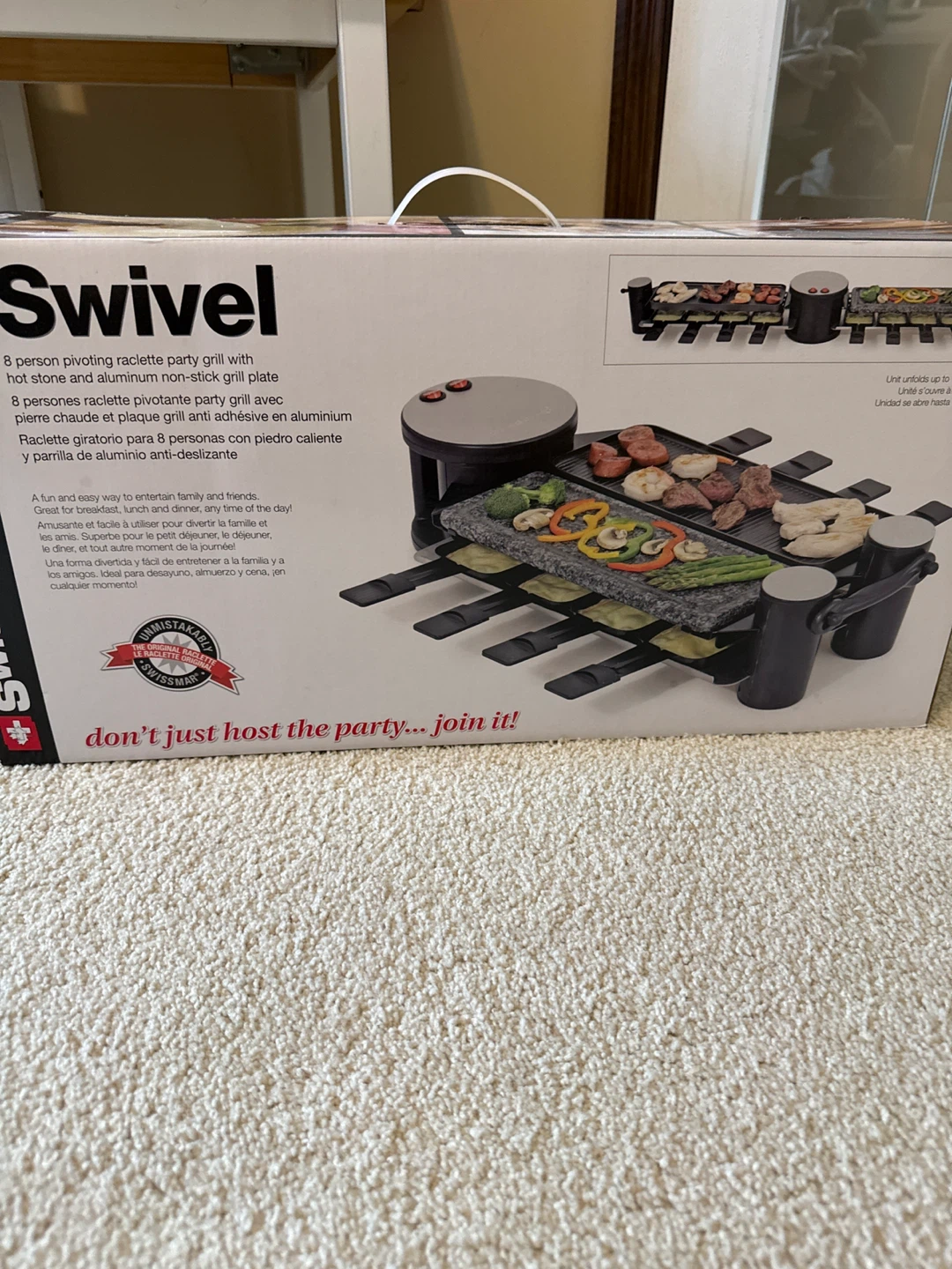 Swissmar Swivel 8 Person Raclette Party Grill - photo 2