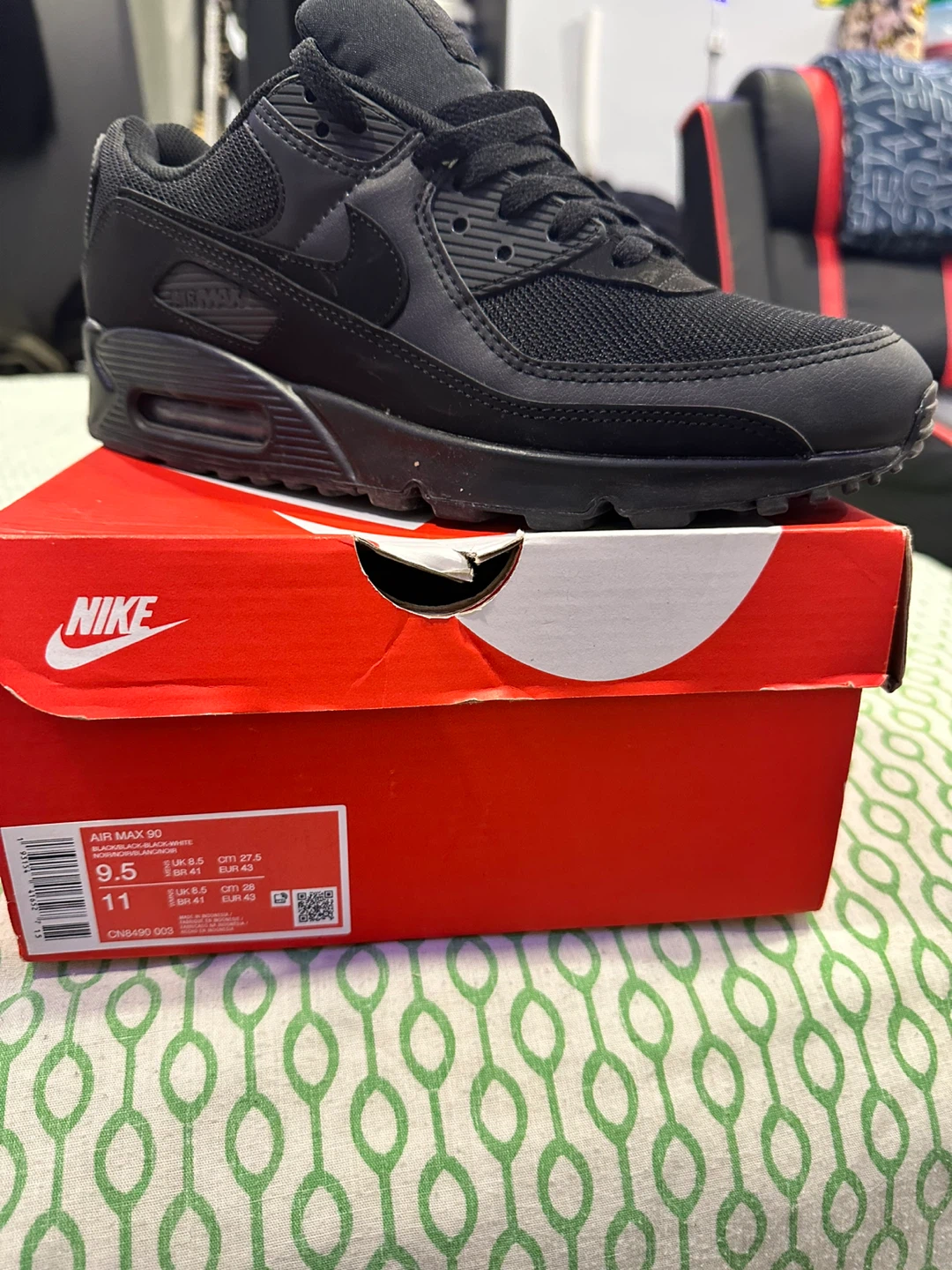 Nike Air Max 90 Black Sneakers - photo 3