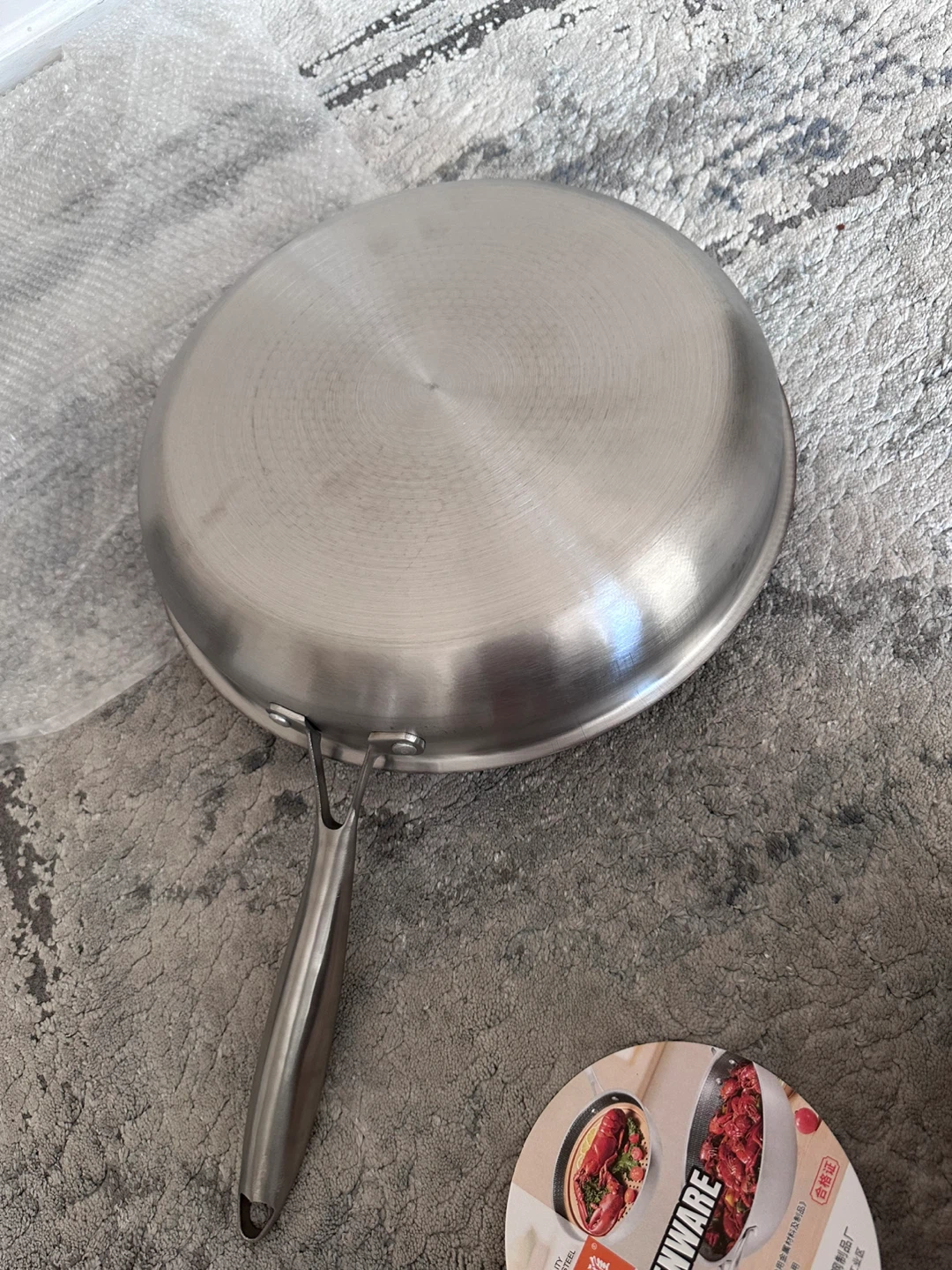 HUASIYA Stainless Steel Frying Pan - photo 3