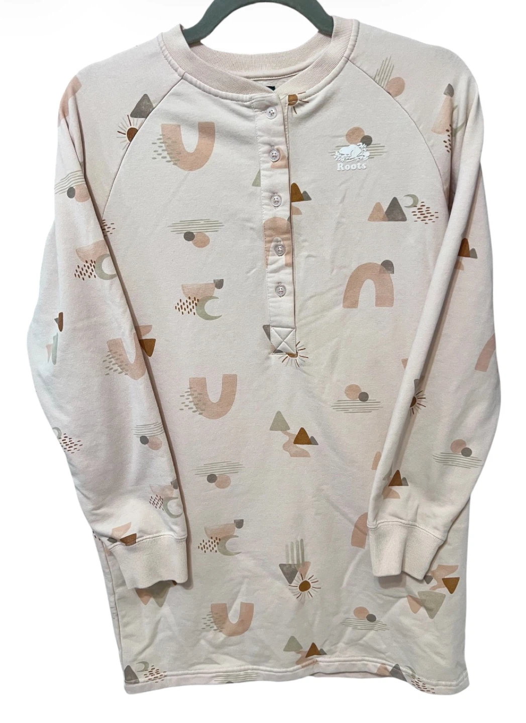 🤍 Roots Kids Printed Sweater Dress – XXL (13–14 Years) 🤍