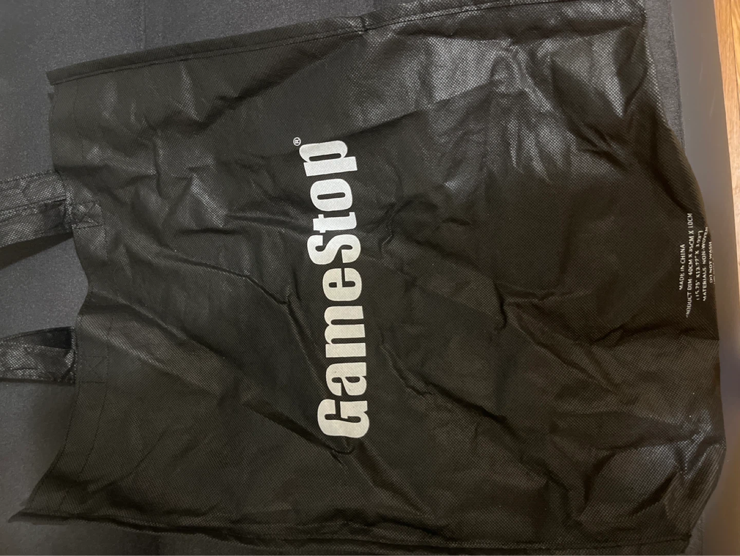 GameStop Reusable Shopping Bag