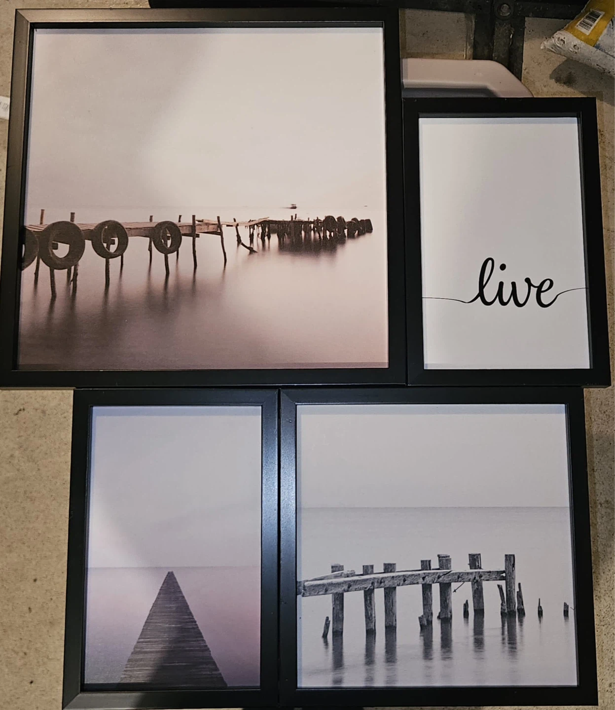Set of 4 Framed Wall Art Prints