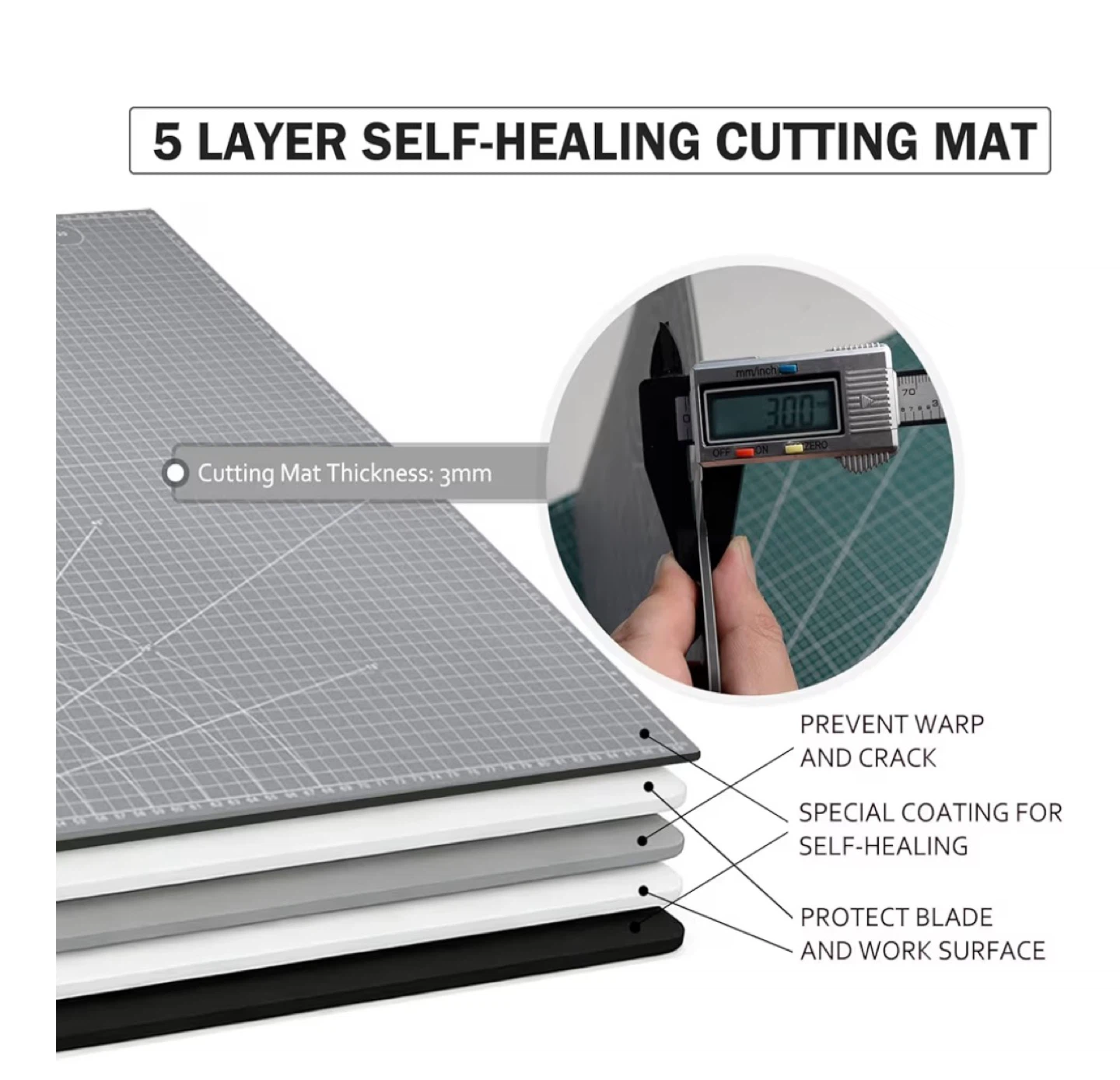 A1 5-Layer Self-Healing Cutting Mat 35in x 23in - photo 5