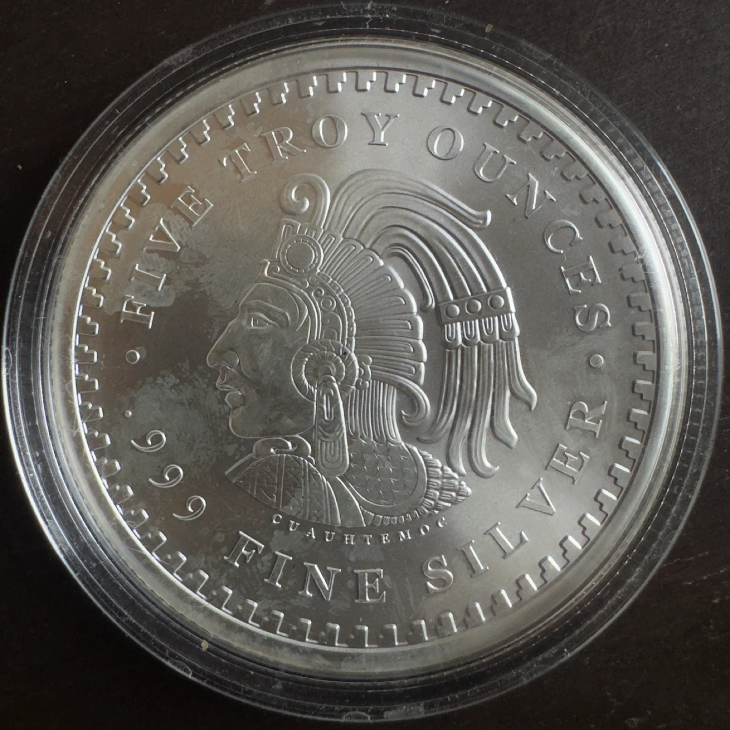 1999 Five Troy Ounces Fine Silver Coin - photo 2