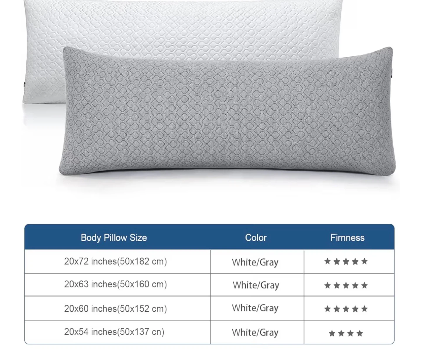 Rainmr Shredded Memory Foam Body Pillow - photo 3