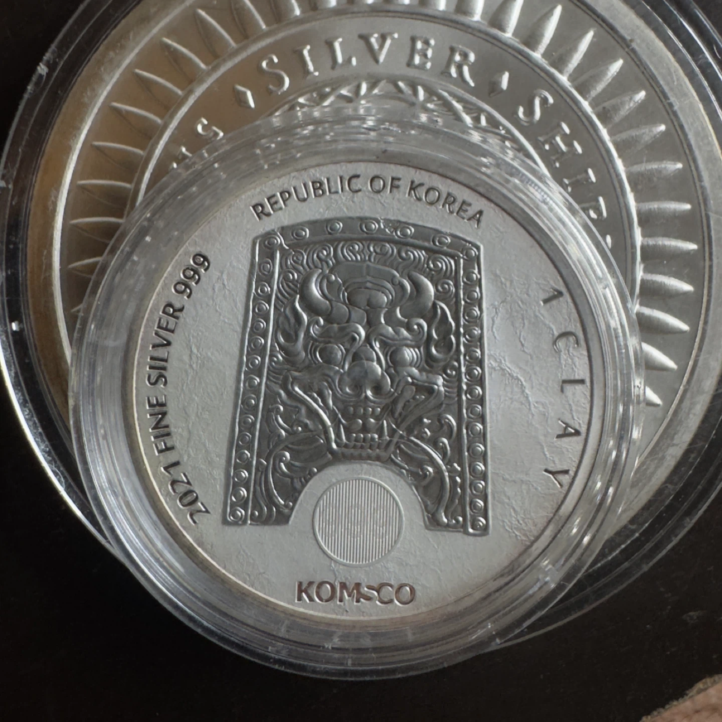 2021 Fine Silver 999 Republic of Korea Chiwoo Cheonwang Coin