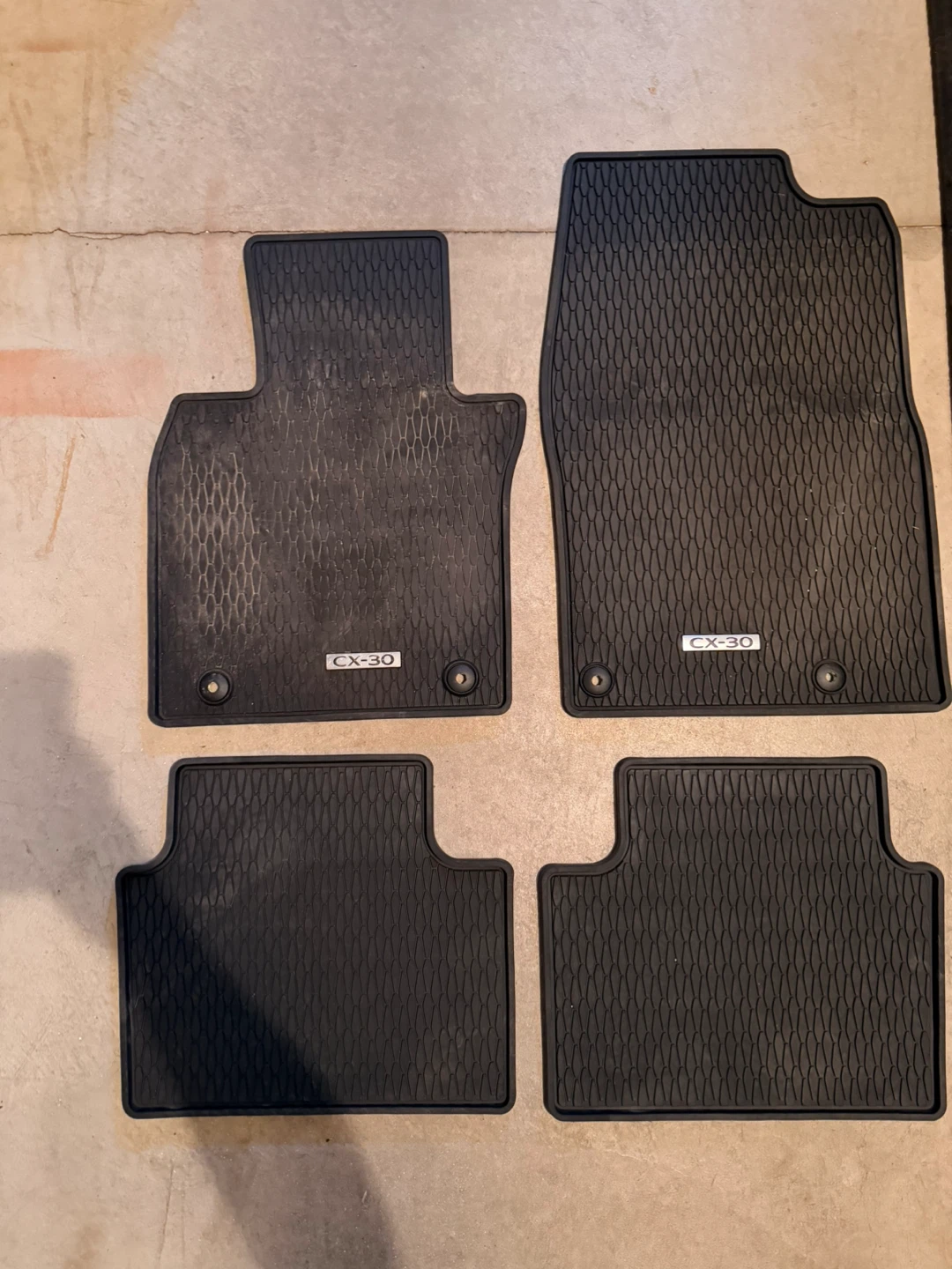 Mazda CX-30 Rubber Floor Mats (Set of 4)
