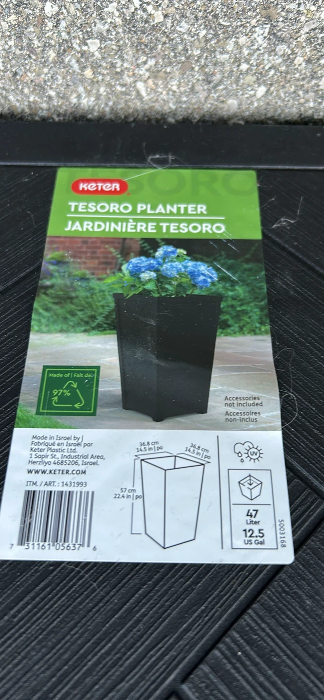 Keter Tesoro Planter 12.5 US Gal - photo 3