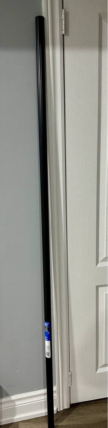 Everbilt Black Closet Pole 70 inches