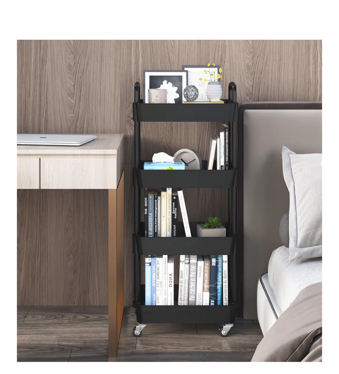 UDEAR 4-Tier Rolling Utility Cart - photo 5