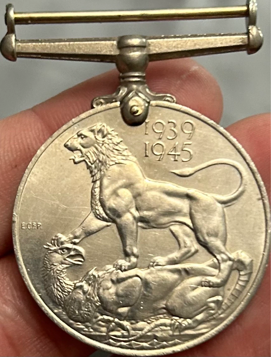 Silver King George VI WWII Victory Medal 1939-1945