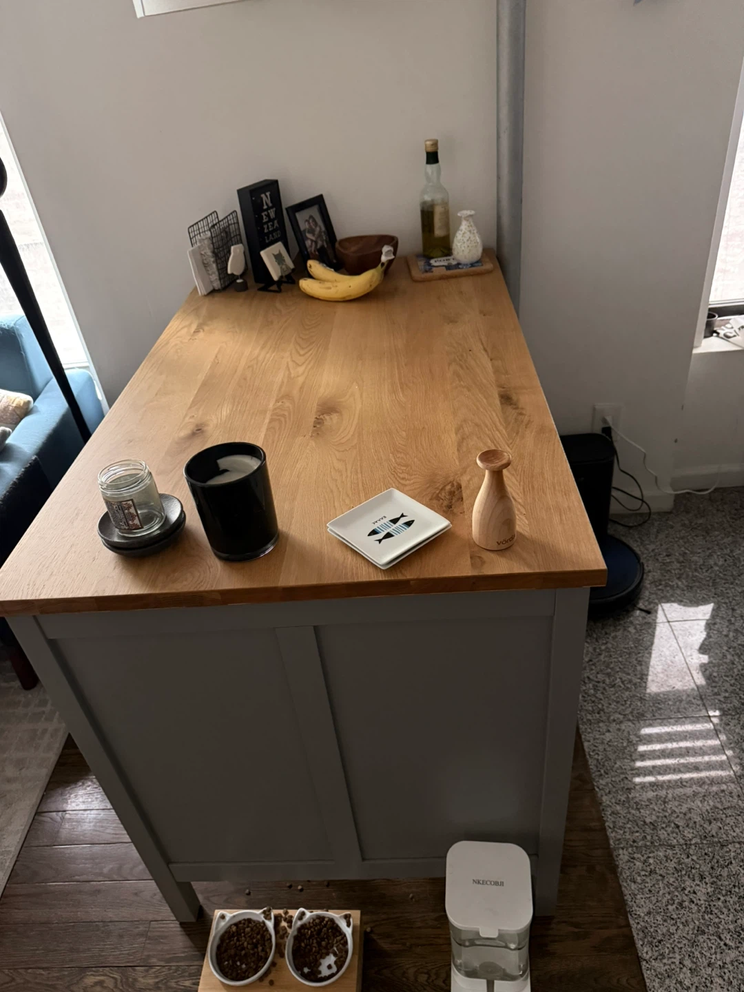 Wooden kitchen island with Storage - photo 3