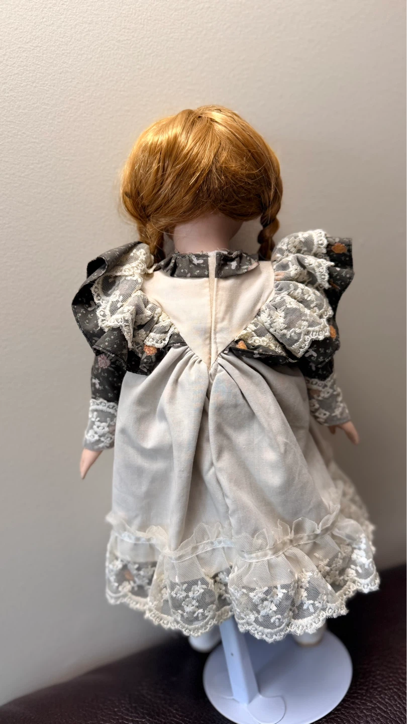 Porcelain Doll with Glasses - photo 2