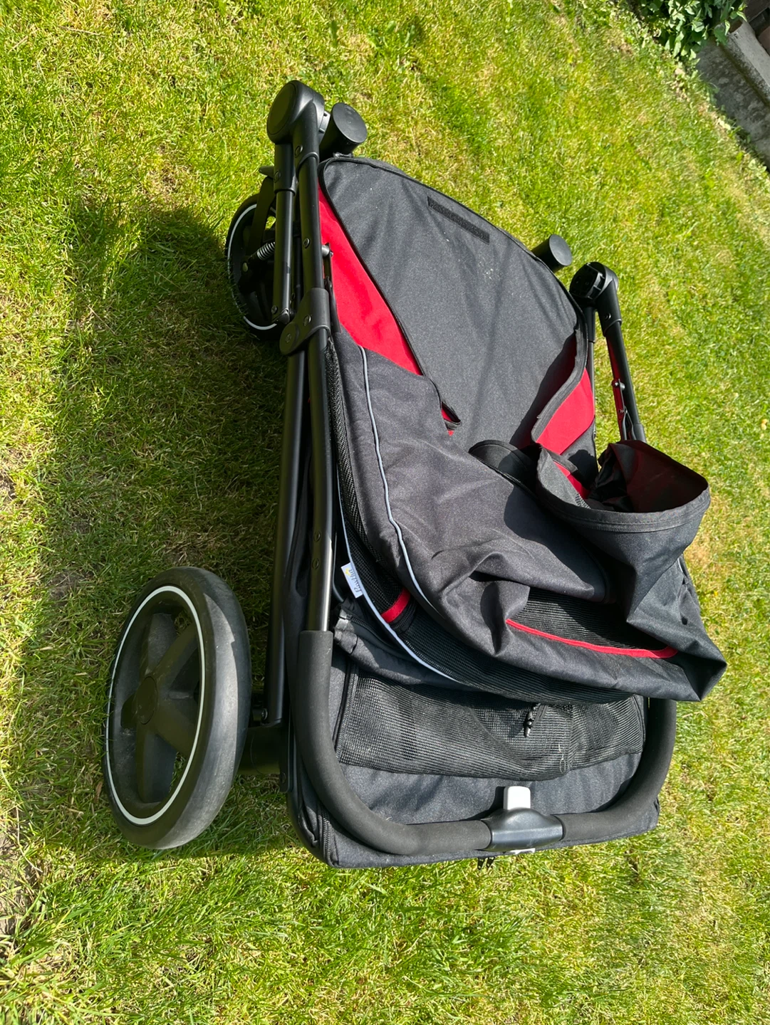 Black and Red Pet Stroller - photo 5