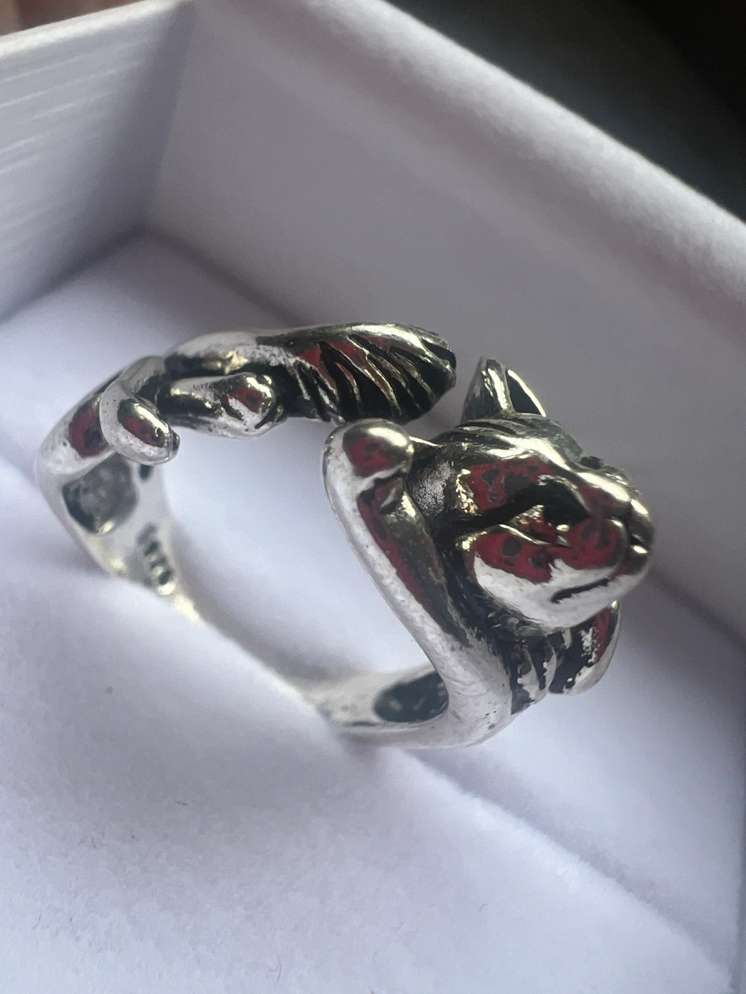 925 Silver Cat Ring - photo 2
