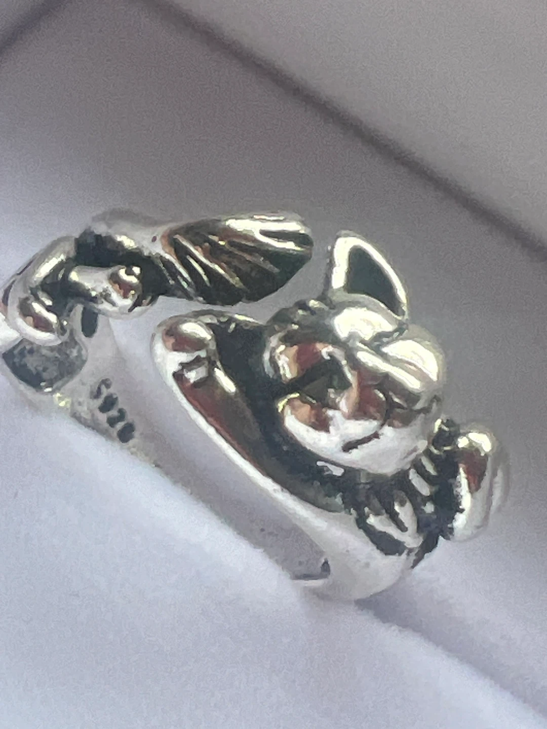 925 Silver Cat Ring - photo 5
