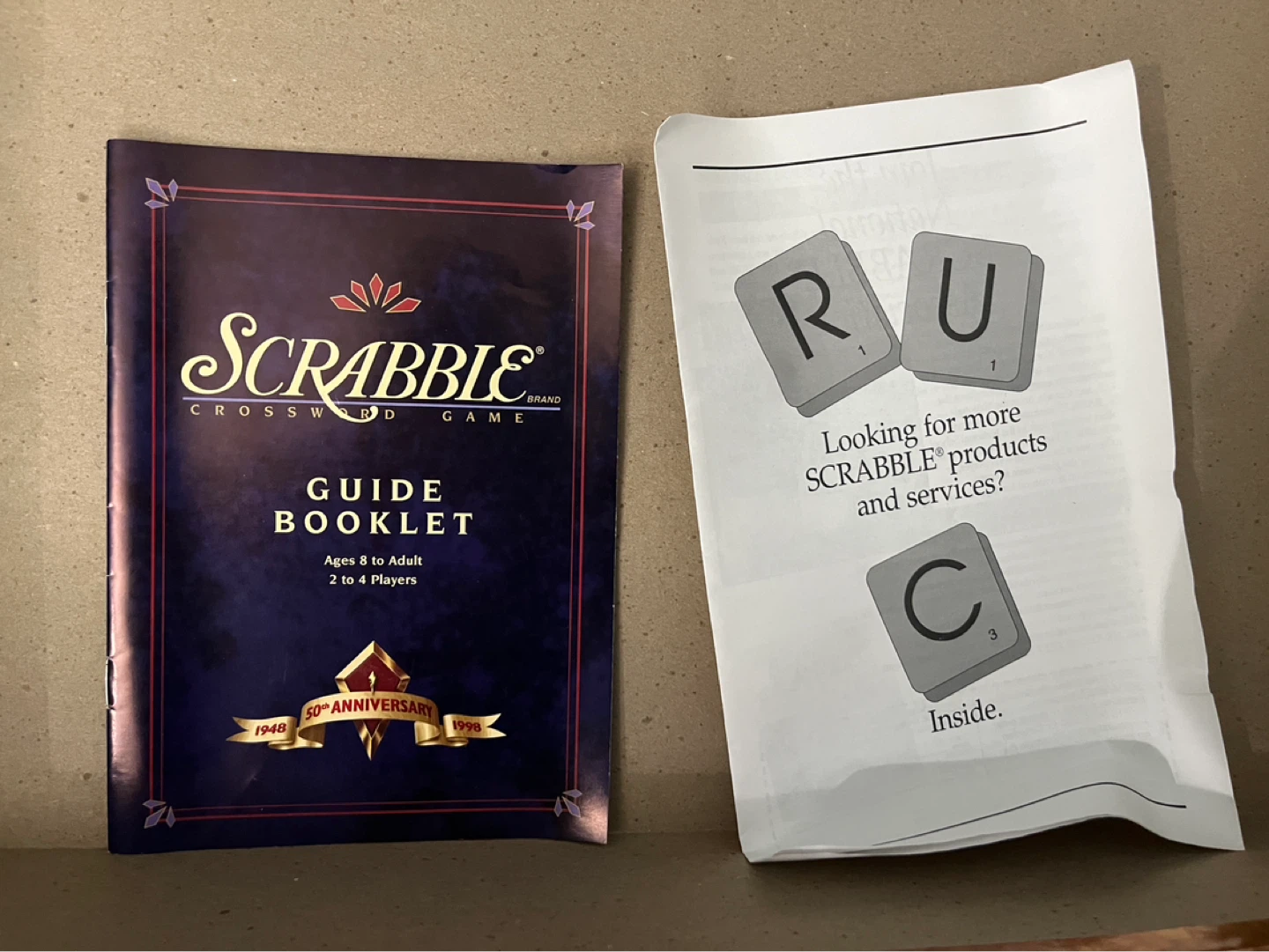 Scrabble 50th Anniversary Collector's Edition Board Game - photo 4