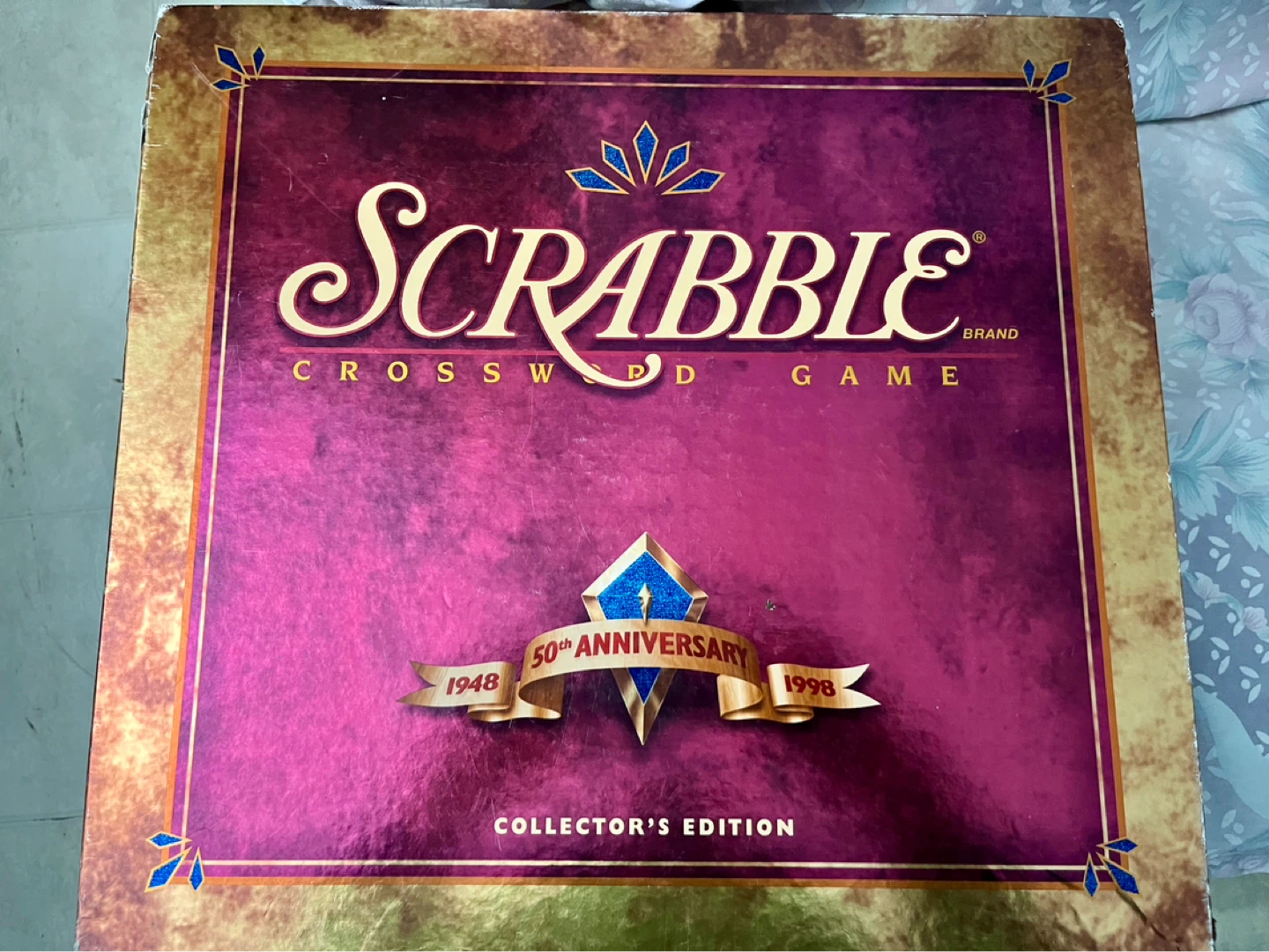 Scrabble 50th Anniversary Collector's Edition Board Game