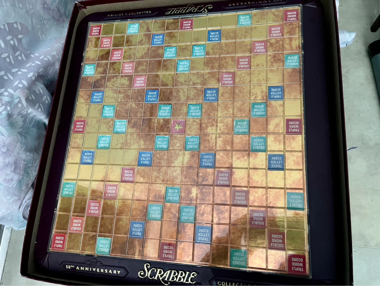 Scrabble 50th Anniversary Collector's Edition Board Game - photo 2