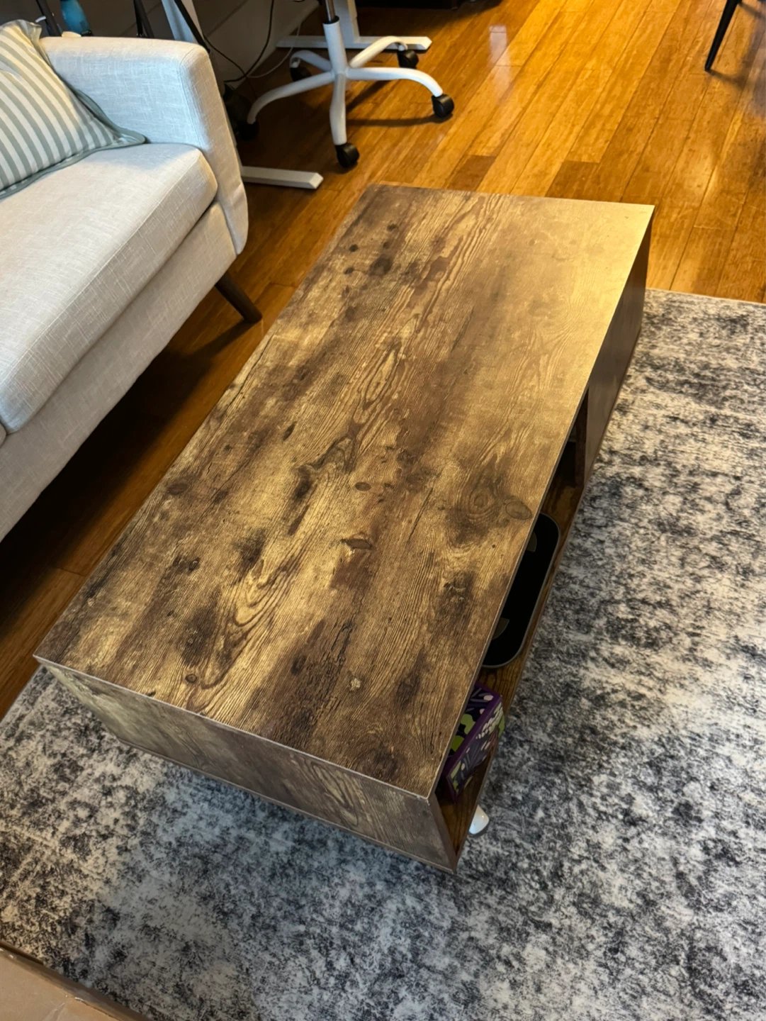 Mid-Century Modern Coffee Table - Wood Grain Finish - photo 5