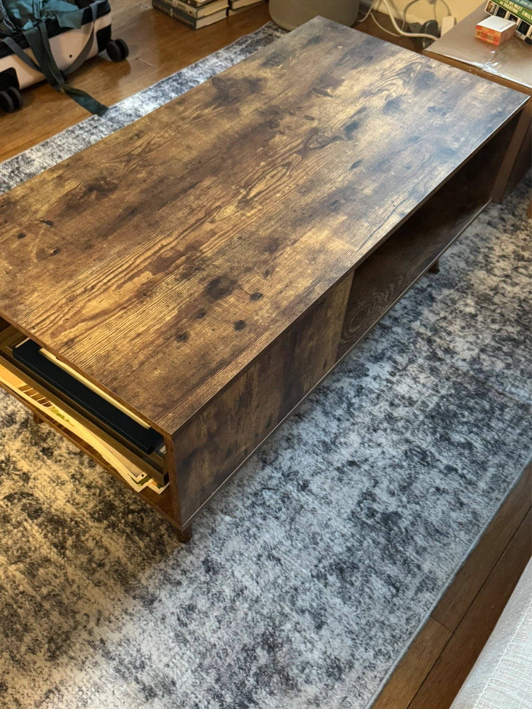 Mid-Century Modern Coffee Table - Wood Grain Finish - photo 3