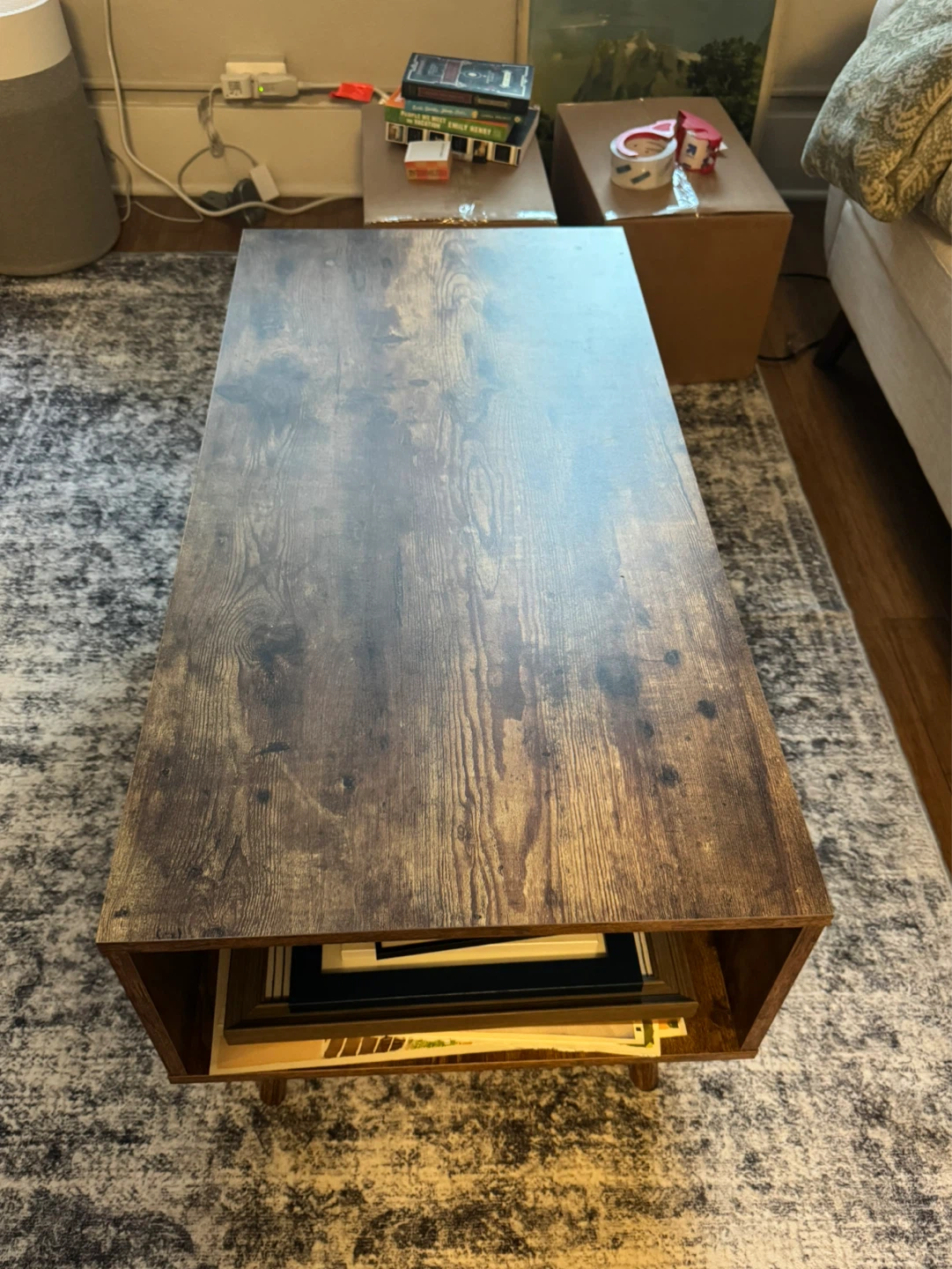 Mid-Century Modern Coffee Table - Wood Grain Finish - photo 4
