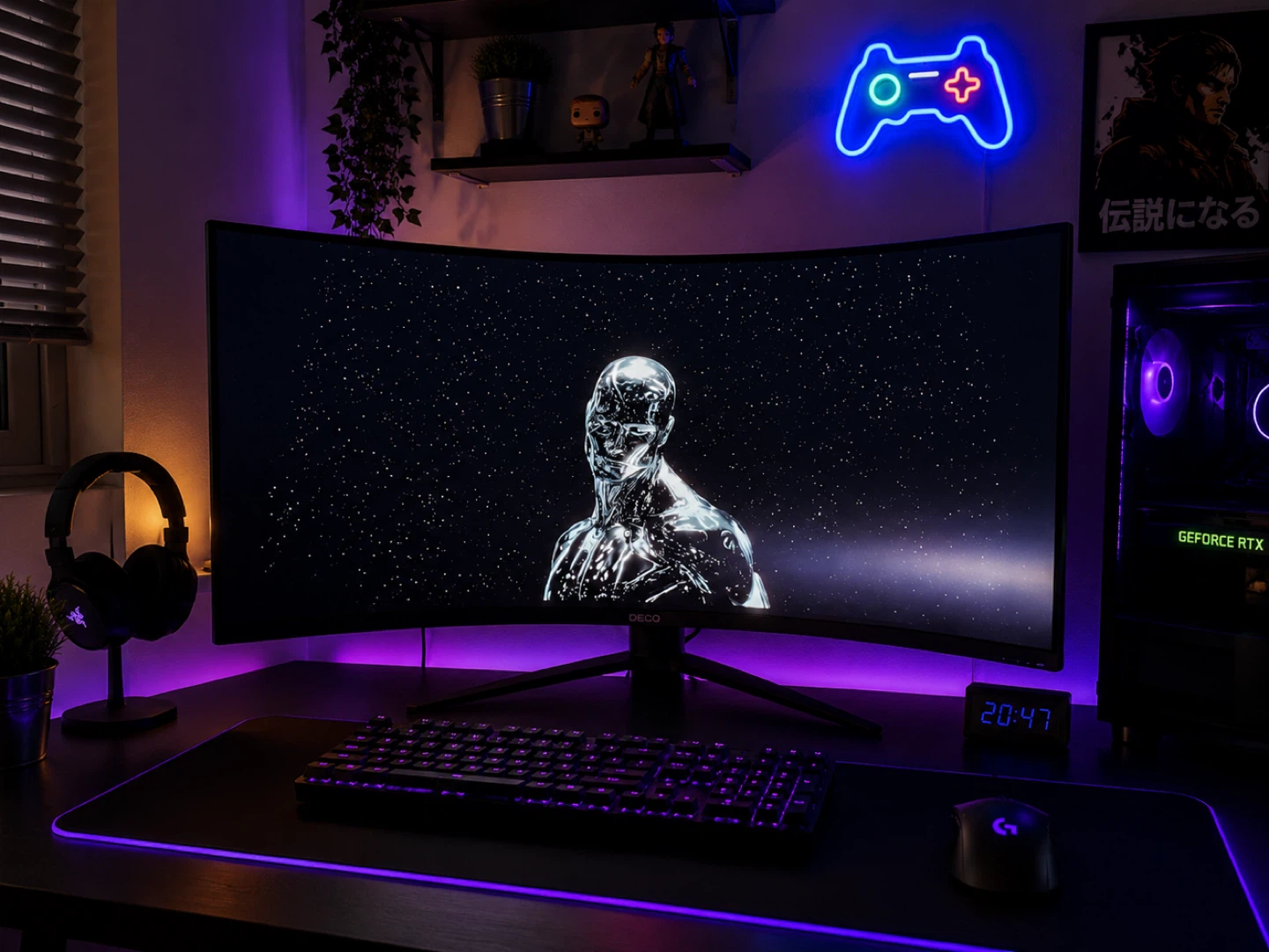 LG UltraGear OLED 39" Curved Gaming Monitor - photo 2