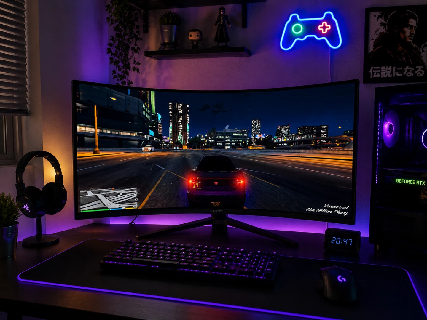 LG UltraGear OLED 39" Curved Gaming Monitor - photo 3
