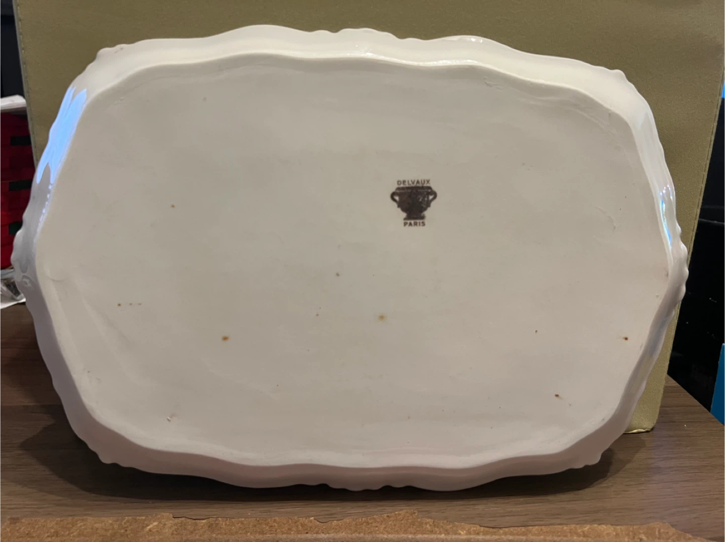 Delvaux Paris Vintage Porcelain Serving Platter - photo 3
