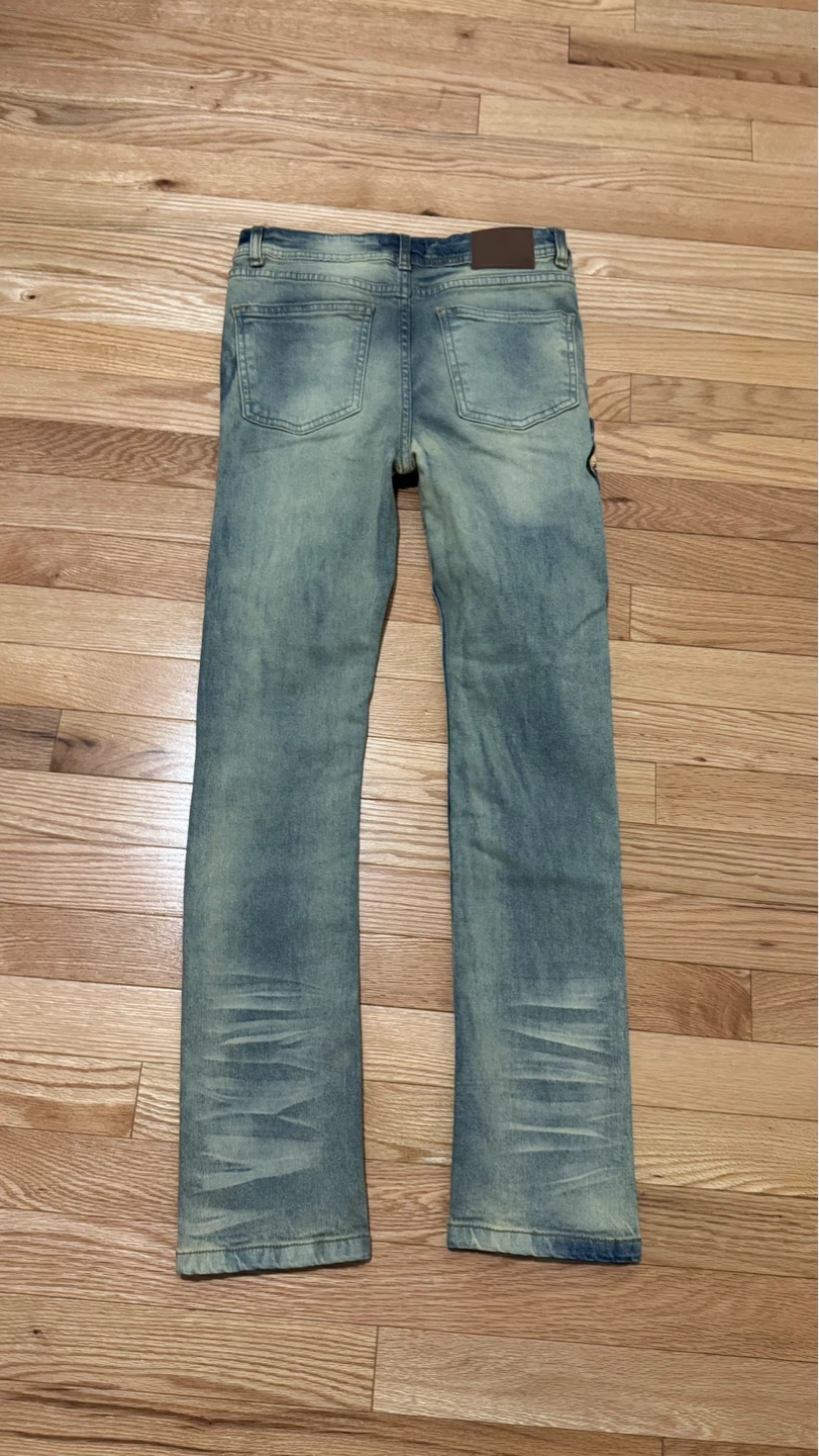 Encrypted Kids Jeans Size 14 Tiger Patch Distressed - photo 5
