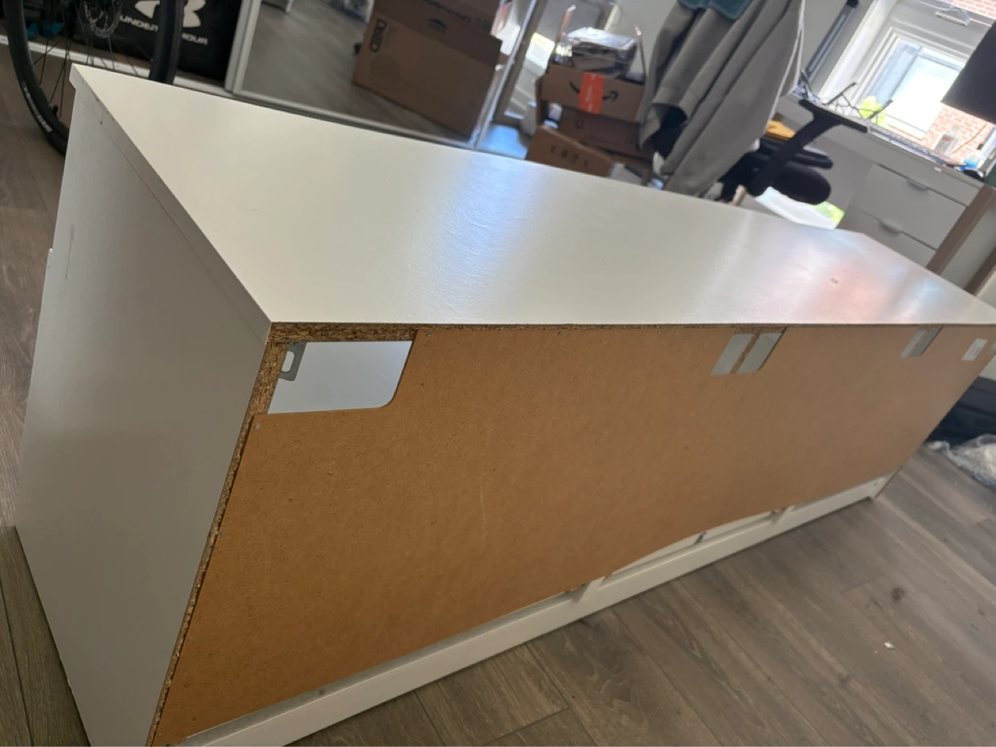 White TV Stand / Media Console - photo 4
