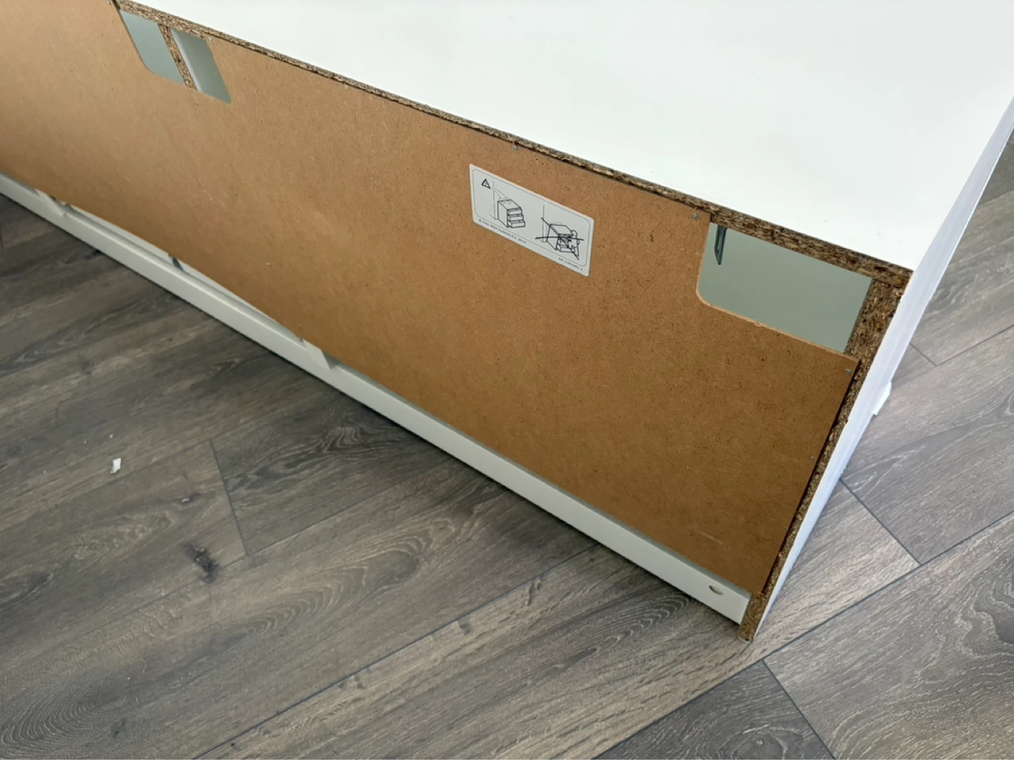White TV Stand / Media Console - photo 5