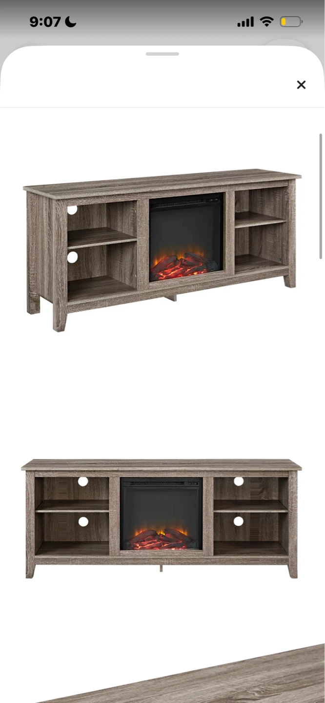 Darby Home Co Kneeland TV Stand with Electric Fireplace - photo 3