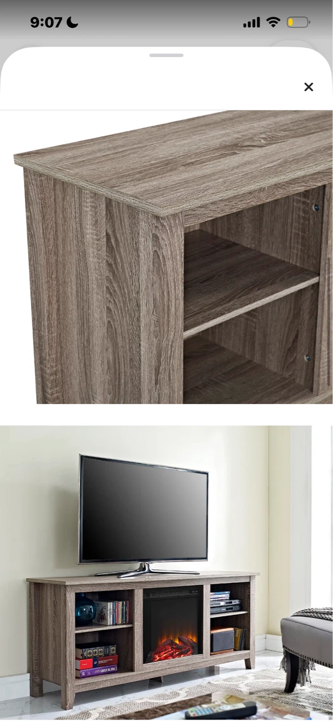 Darby Home Co Kneeland TV Stand with Electric Fireplace - photo 4
