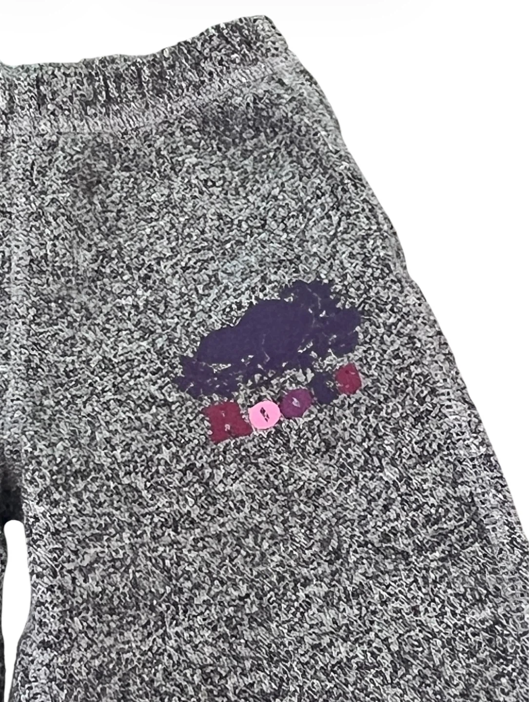 Roots Kids Salt & Pepper Sweatpants – Girls Size 5T - photo 3
