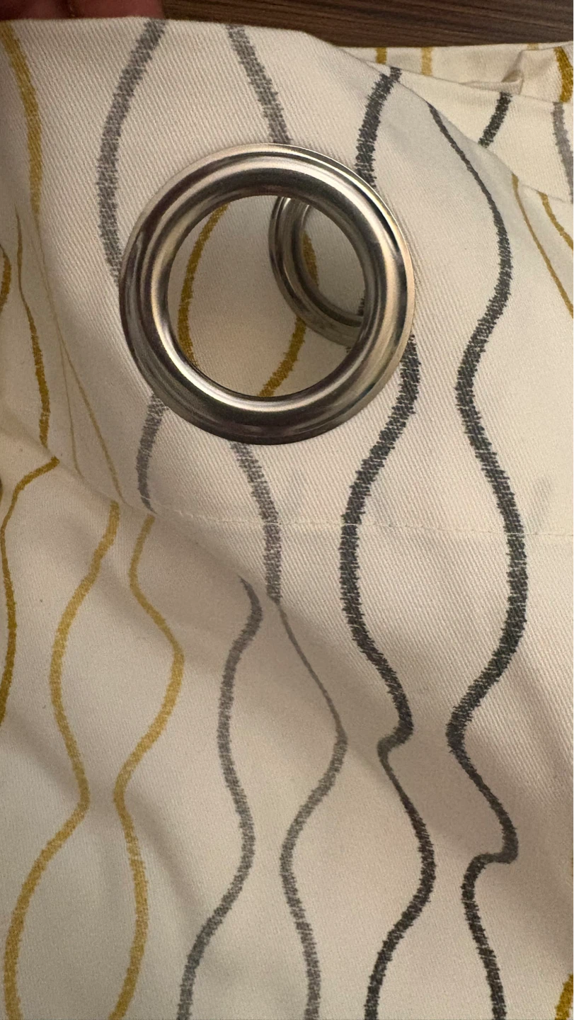 HENNY RAND Curtains - White/Gray Yellow - photo 3