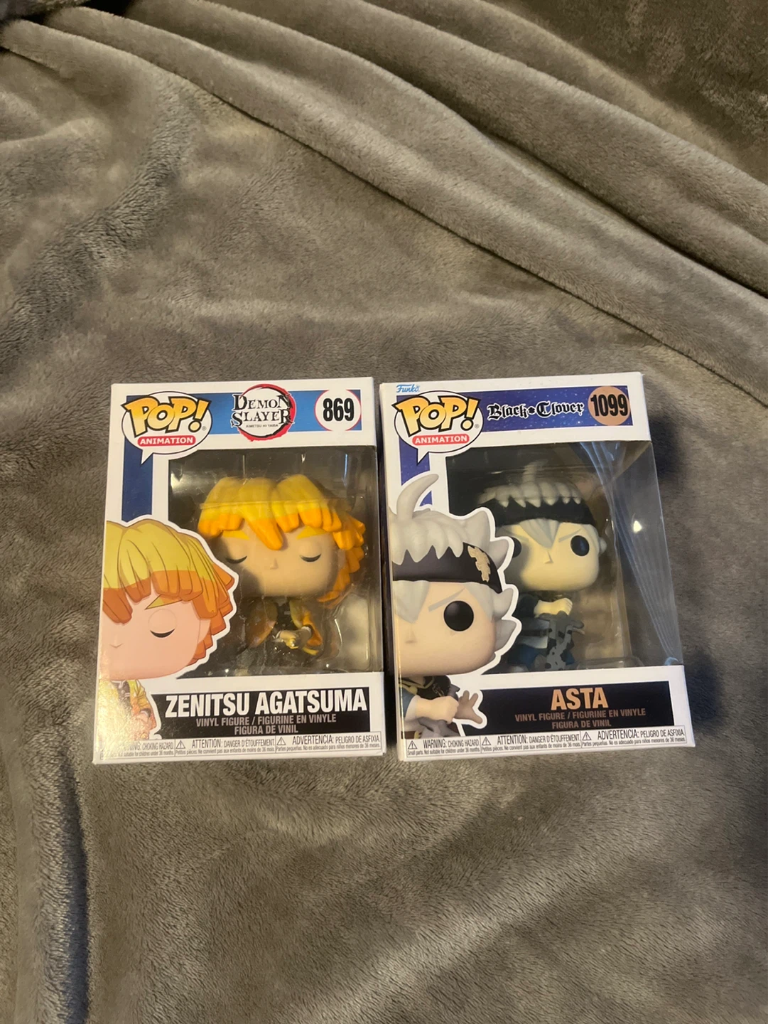 Funko Pop! Animation Vinyl Figures - Zenitsu Agatsuma & Asta