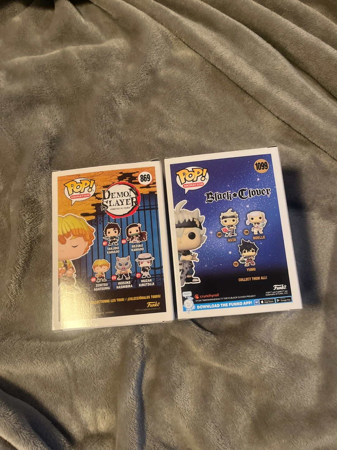 Funko Pop! Animation Vinyl Figures - Zenitsu Agatsuma & Asta - photo 2