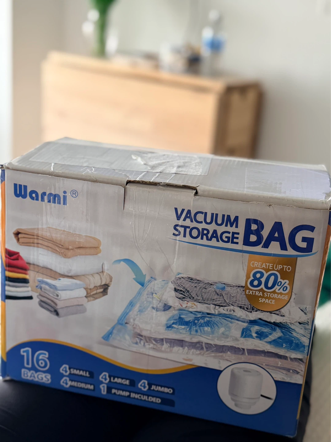 Warmi Vacuum Storage Bags - 16 Pack with Pump - photo 3