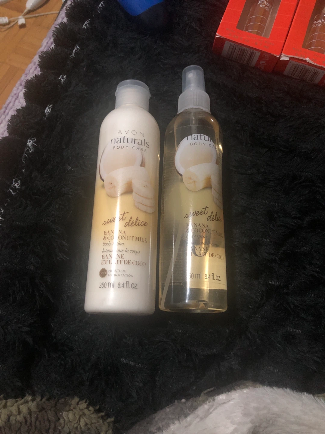 Avon Naturals Sweet Delice Body Lotion & Body Spray Set