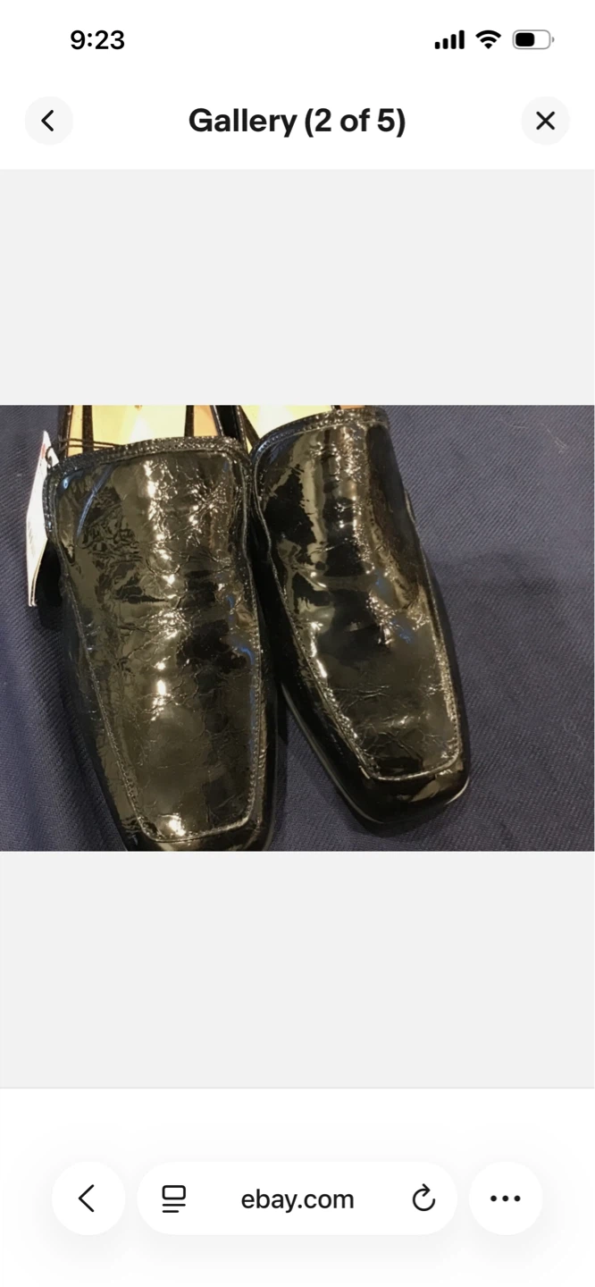 Black Patent Loafers Size 41 - photo 5