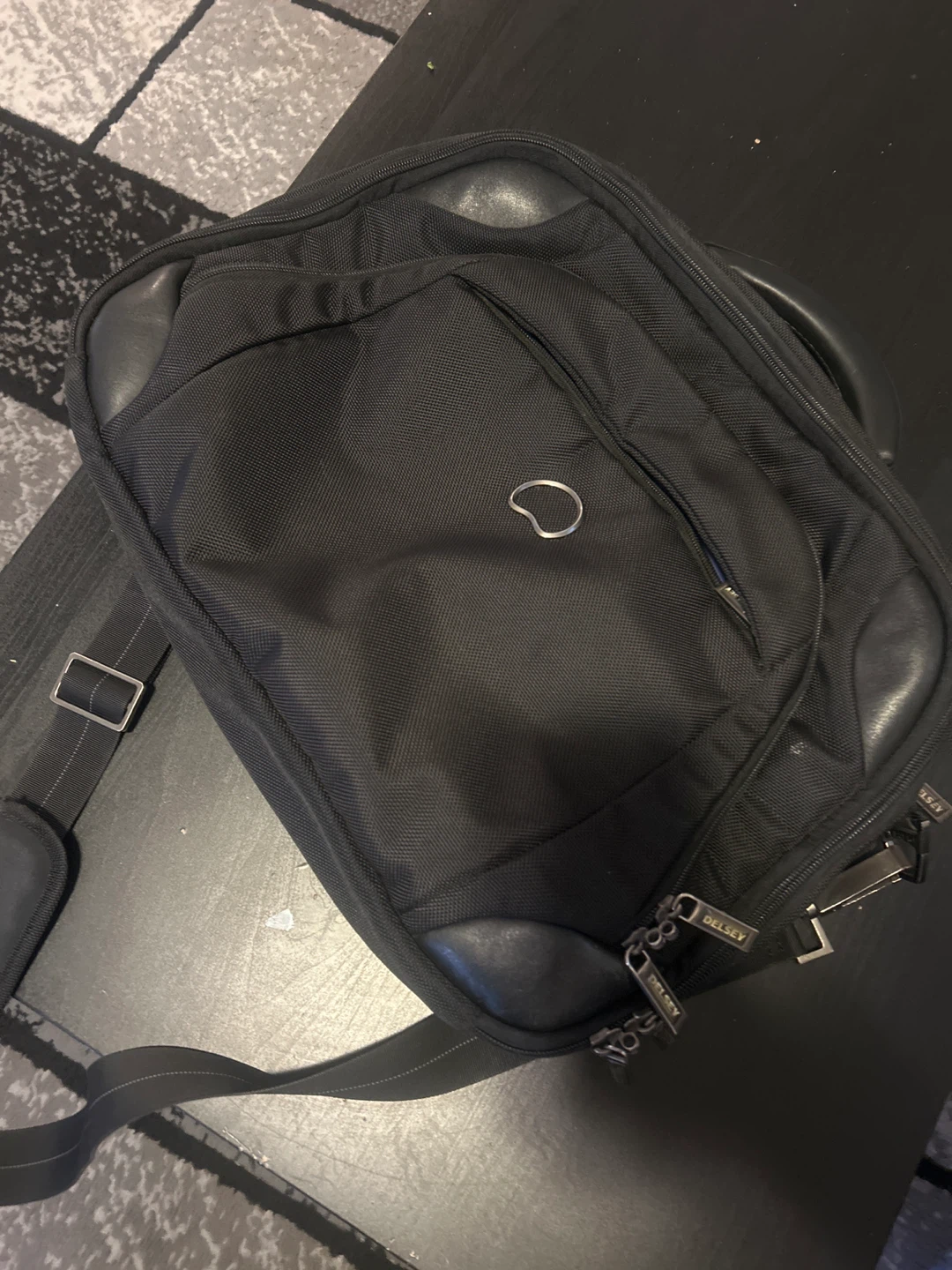 Delsey Black Laptop Bag