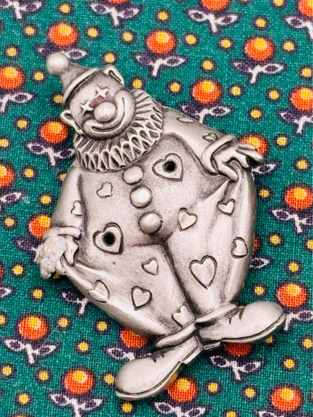 Vintage MS DEE Clown Pin Brooch